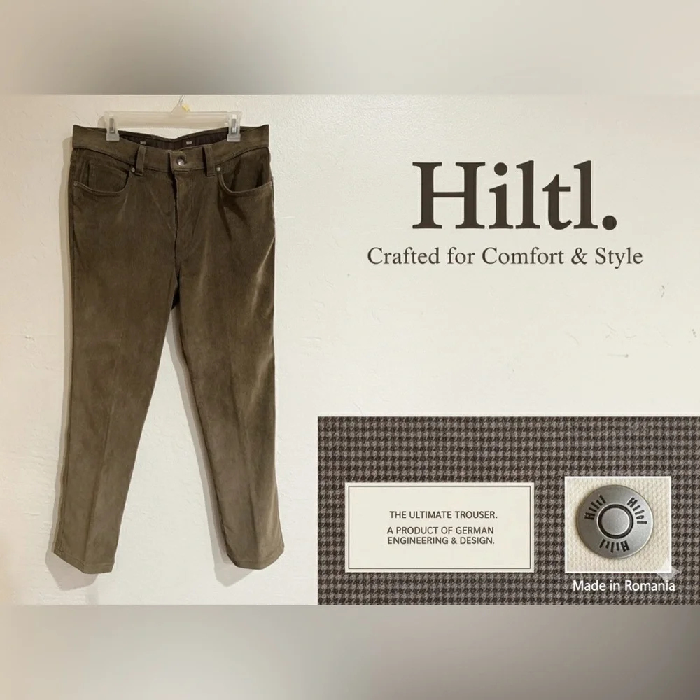 Hiltl Brown Corduroy Pants size 34 (34 x 31)